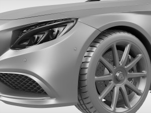 mercedes benz s63 amg coupe 2015 3D Model