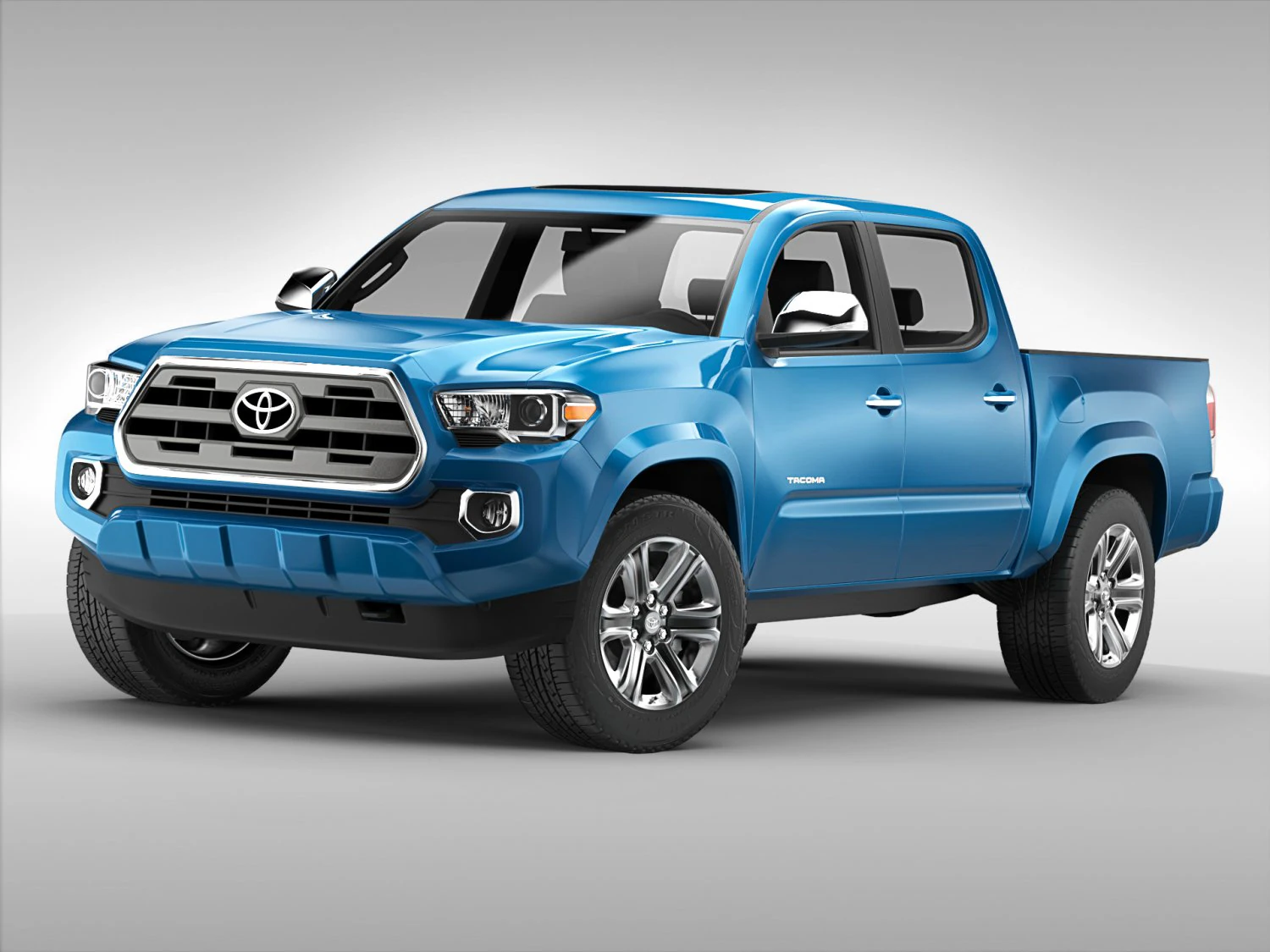 toyota tacoma 2016 3D Model .c4d .max .obj .3ds .fbx .stl .blend