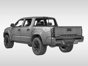 toyota tacoma 2016 3Dモデル