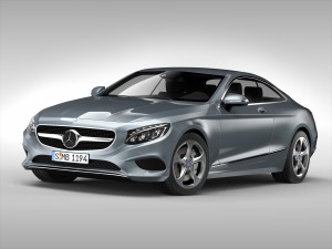 mercedes benz s class coupe 2015 3D मॉडल