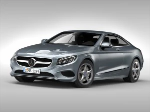Mercedes-Benz S-Klasse Coupé 2015 3D Modell