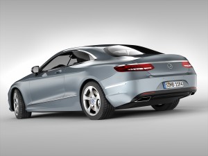 mercedes benz s class coupe 2015 3Dモデル