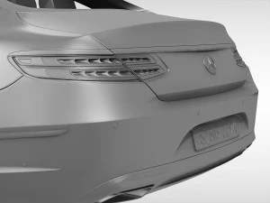 mercedes benz s class coupe 2015 3D Model