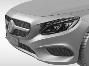 mercedes benz s class coupe 2015 3Dモデル