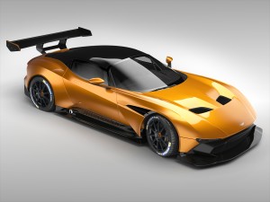 aston martin vulcan 2016 3D Model