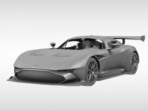 aston martin vulcan 2016 3D Model