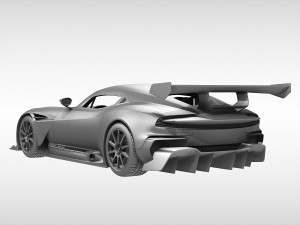 aston martin vulcan 2016 3D Model