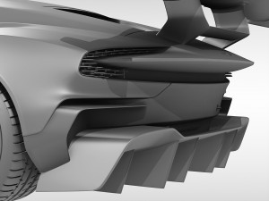 aston martin vulcan 2016 3D Model