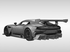 aston martin vulcan 2016 3D Model