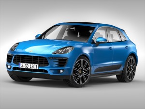 porsche macan s 2015 3Dモデル