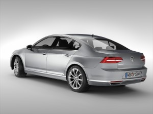 volkswagen passat 2015 Modèle 3D