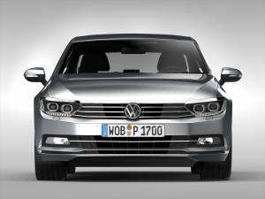 volkswagen passat 2015 Modèle 3D