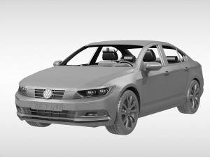volkswagen passat 2015 Modèle 3D