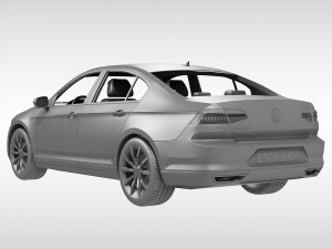 volkswagen passat 2015 Modèle 3D