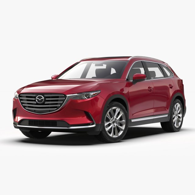Mazda CX-9 2016 3D 모델 .c4d .max .obj .3ds .fbx .stl .blend 