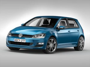Volkswagen Golf MK7 2013 3D Modell