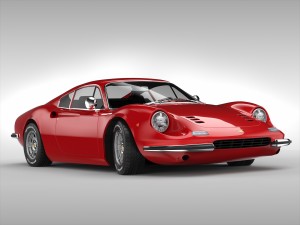 ferrari 246 dino gt 1968 - 1976 3Dモデル