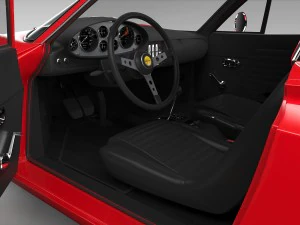 ferrari 246 dino gt 1968 - 1976 3D Model