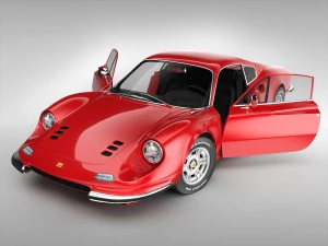ferrari 246 dino gt 1968 - 1976 3D Model