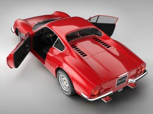 ferrari 246 dino gt 1968 - 1976 3D Model