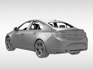 opel insignia 2014 Modello 3D