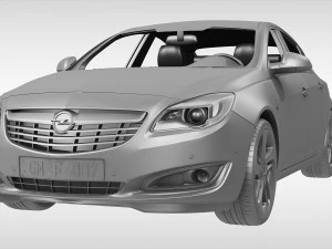 opel insignia 2014 3D Model