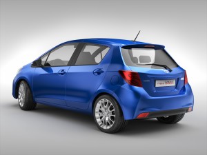 toyota yaris 2015 3D Model