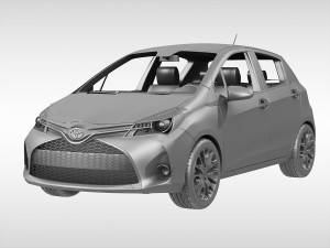 toyota yaris 2015 3D Model