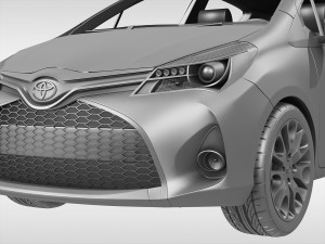 toyota yaris 2015 3D Model