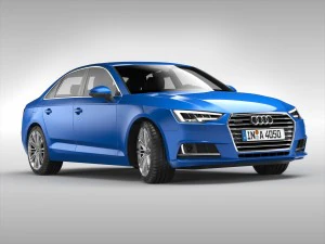 audi a4 2016 3D Model