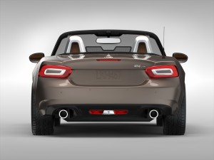fiat 124 spider 2017 3D Модель