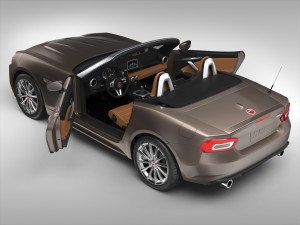 fiat 124 spider 2017 3D Модель