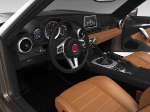 fiat 124 spider 2017 3D Модель