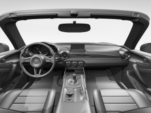 fiat 124 spider 2017 3D Модель