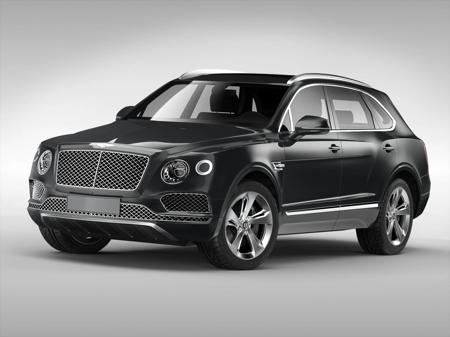 bentley bentayga 2017 3D Model .c4d .max .obj .3ds .fbx .stl .blend