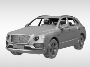bentley bentayga 2017 3D Model
