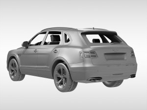 bentley bentayga 2017 3D Model