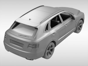 bentley bentayga 2017 3D Model