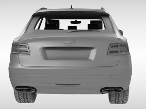 bentley bentayga 2017 3D Model
