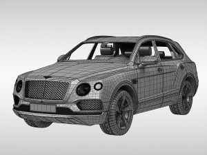 bentley bentayga 2017 3D Model