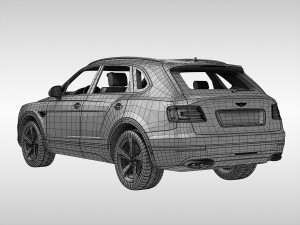bentley bentayga 2017 3D Model