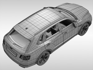 bentley bentayga 2017 3D Model