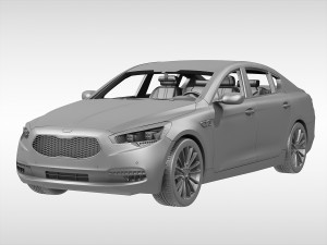 kia k900 2015 Modelo 3D