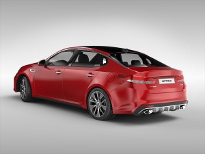 kia optima 2016 3D Модель
