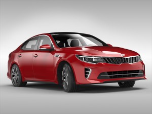 kia optima 2016 3D Модель