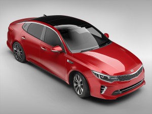 kia optima 2016 3D Модель