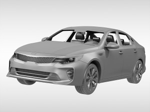 kia optima 2016 3D Модель