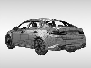 kia optima 2016 3D Модель
