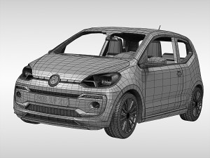 volkswagen up 2017 Modelo 3D
