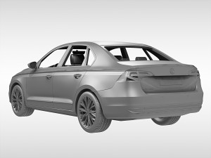 volkswagen bora 2016 3D Model